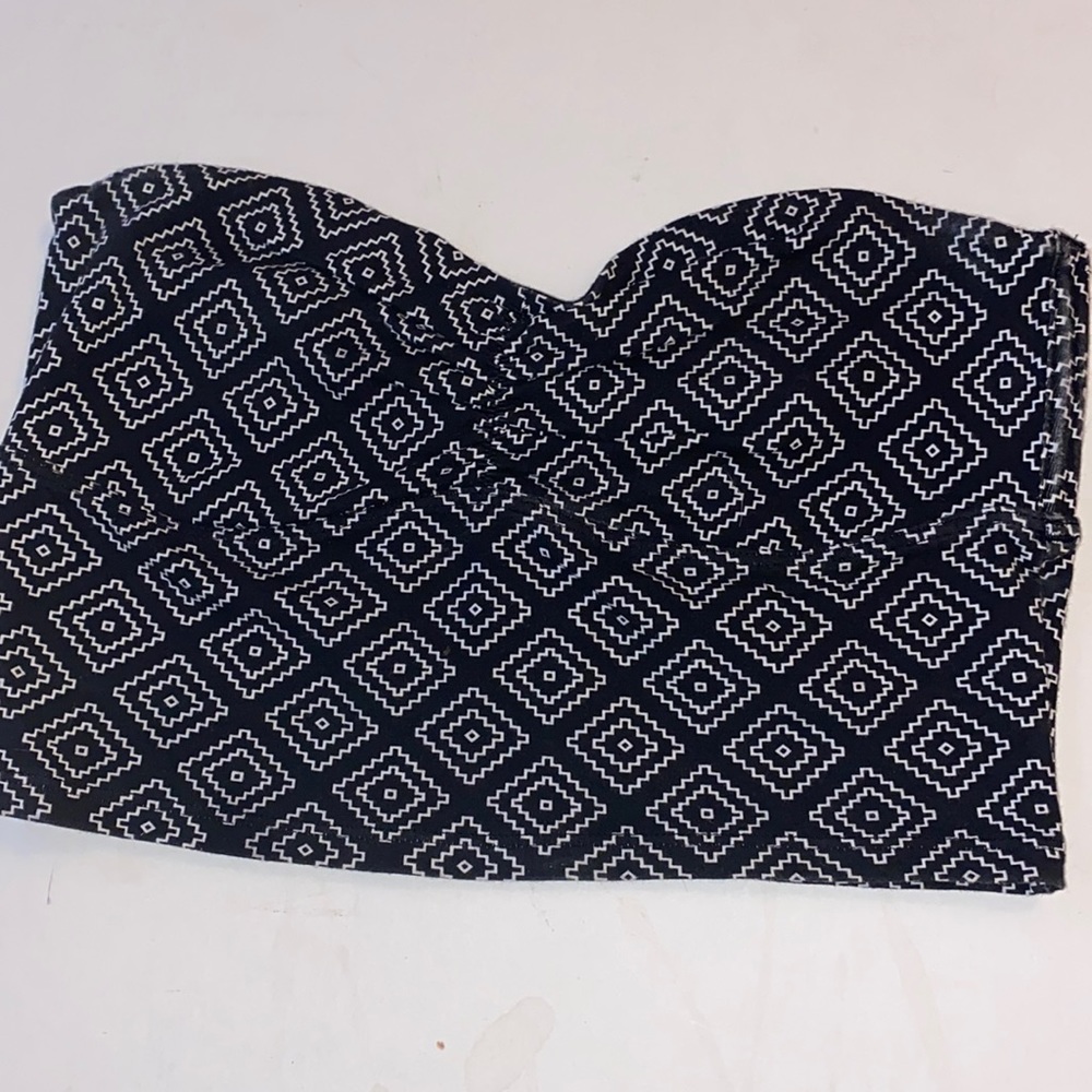 victorias secret PINK crop top/bandeau unique aztec pattern